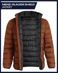 <b>Men</b>’s <b>lightweight</b> quilted puffer <b>jacket</b> designed with premium insulation for warmth and comfort during winter - Product Image 3