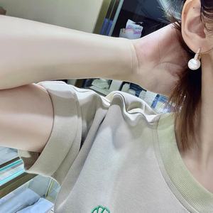 ต่างหูมุกธรรมชาติทรงโดนัท ดีไซน์เฉพาะตัว ทำจากเงินแท้ 925 คุณภาพสูง สไตล์ยุโรปและอเมริกา - Product Image 4