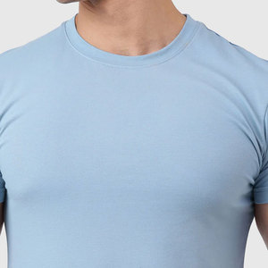 เสื้อยืดสีพื้นผ้าถักเนื้อนุ่มทรงสปอร์ต 100% ผ้าฝ้าย สีตามสั่ง ขายดี ราคาโรงงาน ขายส่ง - Product Image 6