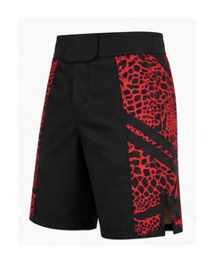 Unisex MMA Boxing <b>Shorts</b> Quick Dry Shrink-Proof Front Logo 100% Polyester Fitted High Quality Customizable 240g <b>Grappling</b> <b>Shorts</b> - Product Image 2