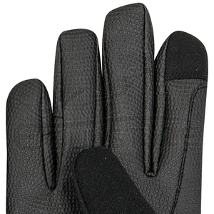 Guantes de equitación negros de dedo completo para hombre y mujer, con puño acanalado, antideslizantes, correa de muñeca ajustable, pantalla táctil, guantes ecuestres de invierno - Product Image 6