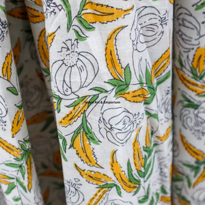 Beautiful floral Cotton Block Printed dress Dress For Casual wear Hand Block Printed Dress - Product Image 6