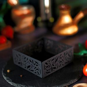 Elegante Servilletero de Metal, Decoración de Mesa Navideña, Juego de Porta Servilletas, Regalo de Navidad para Mamá, Abuela, Regalo para Casa Nueva - Product Image 2