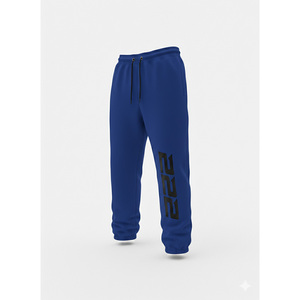 Jogging de sport à taille élastique pour hommes, vêtements de fitness, course à pied, sportswear, streetwear décontracté, joggers premium avec patchs en chenille - Product Image 4