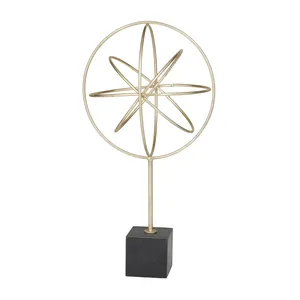 Sculpture en fer artistique contemporaine, élément de décoration élégant pour la décoration de maison de luxe, grande sculpture décorative en métal artistique de luxe - Product Image 4