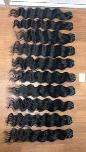 Nueva Llegada, Extensiones de Cabello Humano Remy Virgen Indio de Doble Trama de Alta Calidad, 100g, 20-30 Pulgadas, Ondulado Natural Suave - Product Image 1