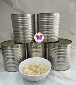Lychees en conserve bio Viet Delta Good Taste, 100% lychees frais du Vietnam, sans noyau, en sirop, qualité 1, 10oz/20oz/30oz/108oz - Product Image 6