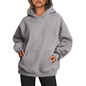 Vente en gros à prix avantageux, nouveau sweat à capuche uni pour femmes, logo personnalisé, sweat à capuche oversize pour femmes, toutes les tailles disponibles - Product Image 1