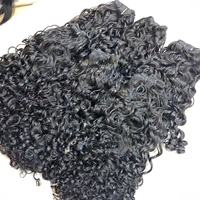 Extensions de cheveux humains Remy vietnamiens, bouclés romantiques, 100 % non traités, cuticules alignées, pour tissage capillaire