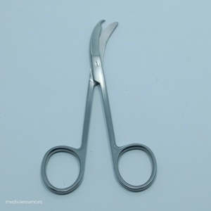 Ciseaux à points de suture de qualité supérieure en acier inoxydable, instrument médical chirurgical pour l'élimination des sutures, outil réutilisable de qualité hospitalière - Product Image 2