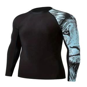 เสื้อแรชการ์ดแขนยาวผู้ชายแบบใหม่ แห้งเร็ว ป้องกันแสงแดด สำหรับการเดินป่า ตกปลา และเป็นเสื้อชั้นในแบบรัดรูป ใช้ได้ทั้งผู้ชายและผู้หญิง - Product Image 1