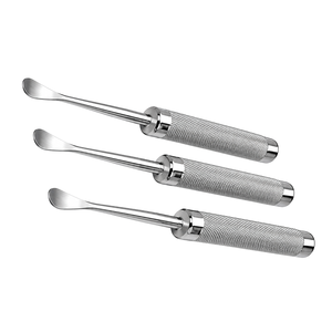 Ensemble complet d'élévateurs vertébraux Cobb courbés 3 pièces, manuels, en acier inoxydable, réutilisables, instruments chirurgicaux orthopédiques de qualité supérieure pour la colonne vertébrale - Product Image 2