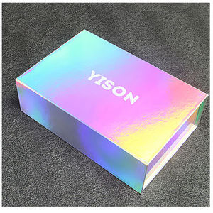 Caja de Regalo de Papel Holográfico Iridiscente con Impresión UV Personalizada, Cosmética de Lujo Premium, de Fábrica China, Sets de Regalo - Product Image 3