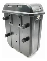 Boîte de rangement de qualité supérieure noire pour moto de tourisme Meteor Classic Hunter New Bullet 350 KXA00076 à vendre