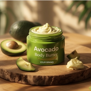 Crema Hidratante de Aguacate y Aloe Vera con Vitamina E y Ácido Kójico, Vegana, Cruelty-Free, Marca Privada para Uso Doméstico - Product Image 2