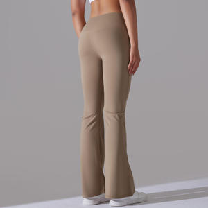 Wholesale Custom Active Wear High Waist Contour <b>Pocket</b> Yoga Pants Gym Workout Tights Sports Fitness <b>Leggings</b> - Product Image 2