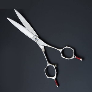 Customized New Arrival Customized Stainless Steel Salon Customized Hairdresser <b>Barber</b> Haircut Left Handed Hair Scissors <b>Set</b> - Product Image 4