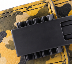 Cinturón de Levantamiento de Pesas de Cuero Vacuno de Alto Rendimiento, Antideslizante, Transpirable, con Diseño de Camuflaje, Cinturones de Levantamiento de Pesas Profesionales para Gimnasio, Unisex - Product Image 3