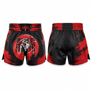 กางเกงมวยไทย Fairtex คุณภาพพรีเมียม พิมพ์ลายดิจิตอลตามสั่ง โลโก้แบบกำหนดเอง ผ้าถักเนื้อนุ่ม ระบายอากาศได้ดี กางเกงขาสั้นผู้ชาย - Product Image 1