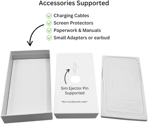 Factory Wholesale High Quality Blank White Cardboard <b>Box</b>, Luxury Mobile Phone Packaging <b>Box</b> for Retail Sale - Product Image 5