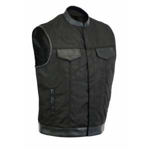 Nouvelle arrivée de gilets en cuir PU pour hommes, noirs, style hip-hop, cool, avec rivets métalliques, vente en gros personnalisée, gilets sans manches en similicuir - Product Image 3