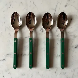 ชุดช้อนสแตนเลสคุณภาพสูง 18/10 ด้ามจับสแตนเลส MOQ 50 ชิ้น สไตล์อเมริกัน ยี่ห้อ Star Crafts India สำหรับงานแต่งงาน - Product Image 2