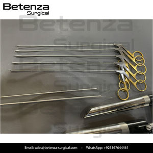 Laryngoscope rigide manuel à fibres optiques de qualité supérieure, ensemble de 10 pièces, instruments chirurgicaux d'ORL pour laryngoscopie, approuvé CE ISO 13485 - Product Image 4