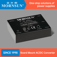 Convertisseur AC DC Mornsun Board Mount 5W 10W 15W 20W 25W 40W 60W Module convertisseur d'alimentation AC DC à cadre ouvert