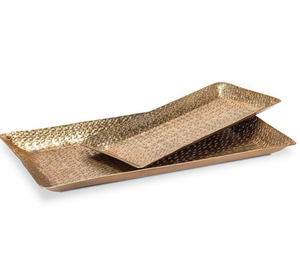 Assiette de service en aluminium argenté de haute qualité, faite à la main, taille personnalisée, durable, polyvalente, pour la maison, le stockage alimentaire, mariage classique - Product Image 3