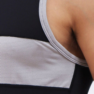 <b>Men</b> V-neck Tank Top Breathable Knitted Casual Wear Solid Design High Street Front Logo Gray <b>Black</b> - Product Image 6