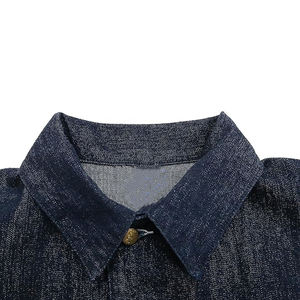 High Quality <b>Lightweight</b> Men's <b>Denim</b> <b>Jacket</b> Plain Dyed Breathable Waterproof Reversible Winter Casual Wear <b>Denim</b> <b>Jacket</b> For Men - Product Image 4