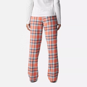 Luxury Cozy Breathable PolyesterCotton Women's Flannel <b>Pajamas</b> <b>Summer</b> Plus Size Plaids Soft Elastic Waist Closure Adults - Product Image 2