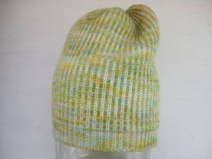 Gorro de punto jacquard tie-dye de invierno, estilo calavera, holgado, con dobladillo, impermeable, 100% lana, estilo urbano. - Product Image 2