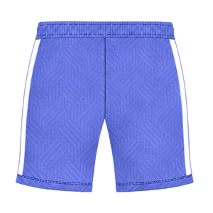 Shorts de sport bleu pétrole personnalisés pour l'entraînement athlétique, la gym et les séances d'entraînement, avec cordon de serrage, séchage rapide, respirants, performance, vêtements de sport pour équipe - Product Image 2