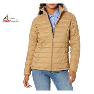 Chaqueta bomber de poliéster 100% para mujer, uniforme de equipo informal a la moda, con logo personalizado, para invierno, venta al por mayor - Product Image 1