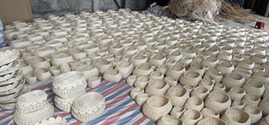 Eco Friendly Rattan <b>Storage</b> <b>Basket</b> with Lid Handwoven <b>Wicker</b> Organizer Box for Home Decor Wholesale Manufacturer OEM - Product Image 2