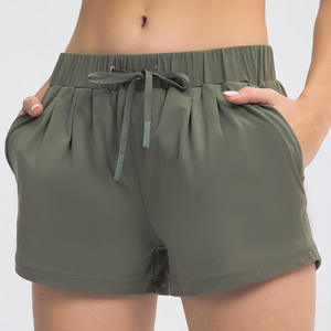 Shorts Deportivos para Mujer, Sensación Suave, Cintura Elástica, Ropa de Gimnasio, Marca Personalizada, Corte Holgado, Shorts de Entrenamiento para Verano - Product Image 4
