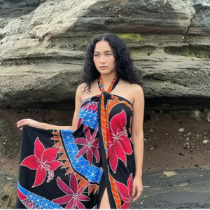 โรงงานผลิตผ้าซารองชายหาดเรยอนพิมพ์ลายตามสั่ง ขายส่ง รับผลิตแบบ OEM ODM ส่งออกโดยตรงไปยังสหรัฐอเมริกา ออสเตรเลีย นิวซีแลนด์ - Product Image 1