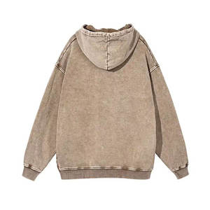 Las sudaderas con capucha para hombre con lavado ácido y costuras en contraste ofrecen un elemento de diseño audaz que eleva las sudaderas con capucha tradicionales para hombre con lavado ácido. - Product Image 2