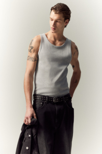 Camiseta de Verano sin Mangas de la Mejor Calidad, Tejida, 100% Algodón, Transpirable, para Hombre, Diseño Pakistaní, para Uso Diario en el Gimnasio - Product Image 4
