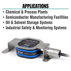 Sensore per il rilevamento di perdite di solventi organici e olio YHSP-SA-H |   Nessun allarme falso in acqua |   Uso Industriale |   Testato IP68 |   Risposta Rapida - Product Image 5