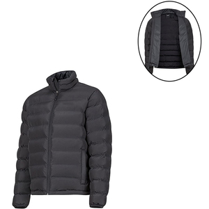เสื้อแจ็คเก็ตพัฟเฟอร์ผู้ชาย ทนทานต่อสภาพอากาศ เสื้อคลุมกันหนาวสำหรับฤดูหนาว ดีไซน์ซิปปิด คอสูง เหมาะสำหรับทุกสภาพอากาศและการสวมใส่ประจำวัน ใช้ได้และขายได้ - Product Image 1
