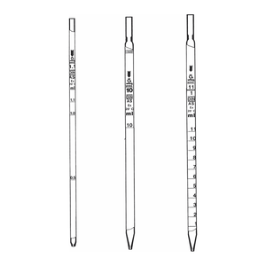 Pipettes bactériologiques de classe A pour lait avec graduations teintées ambre pour tests de laboratoire - WITEG - Product Image 2