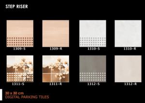 Dalles de stationnement extérieures antidérapantes numériques en céramique mate 300x300mm 30x30cm 12x12 pouces pour allées et parkings - Product Image 3