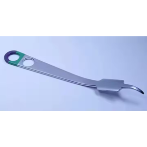 Retractor Ortopédico HOHMANN, Patrón Estándar, Punta Larga y Estrecha de 18 mm, Mango de Dos Anillos, Manual, Acero Inoxidable, Surgiright - Product Image 1