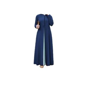 Abaya Estándar para Mujeres Modernas, Diseño de Última Moda, Color Azul, Decoración Elegante, Abaya Islámica India en Venta - Product Image 1