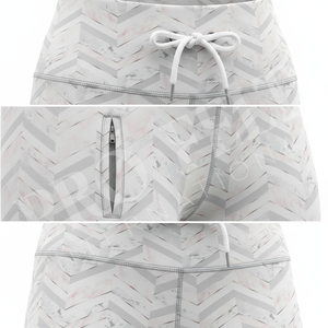 Shorts de sport pour femmes tendance et élégants, sans couture, respirants, en polyester, pour la gym, le cyclisme, la course à pied, coupe ajustée - Product Image 4