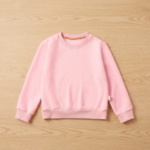 Sweat-shirt à manches lanternes en coton 100% tricoté pour filles, design appliqué, style automnal tendance, Bangladesh - Product Image 1