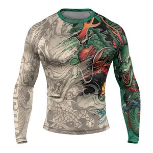 Factory Custom Unisex Rashguard UPF 50 Outdoor Sports Sublimation Quick Dry Moisture Wicking Compression Wholesale OEM OEM No Gi - Product Image 6