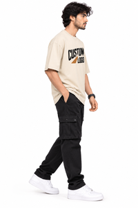 Camiseta de Punto a Rayas de Manga Corta con Cuello Redondo para Hombre, Ropa Casual 100% Algodón Transpirable, Marca de Moda, Tendencia para Parejas - Product Image 3